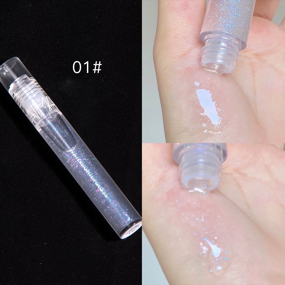 Cod Qipin 6 Colors Moisturizing Pearl Mirror Lip Glaze Glass Long-Lasting Lipstick Makeup Tool