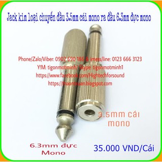 Jack chuyển 6ly đực ra 3ly cái