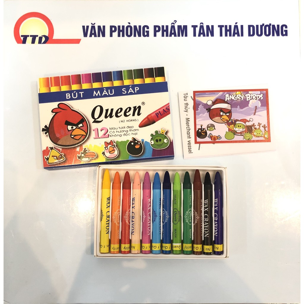 BÚT SÁP QUEEN 12 MẦU VÀ 18 MẦU