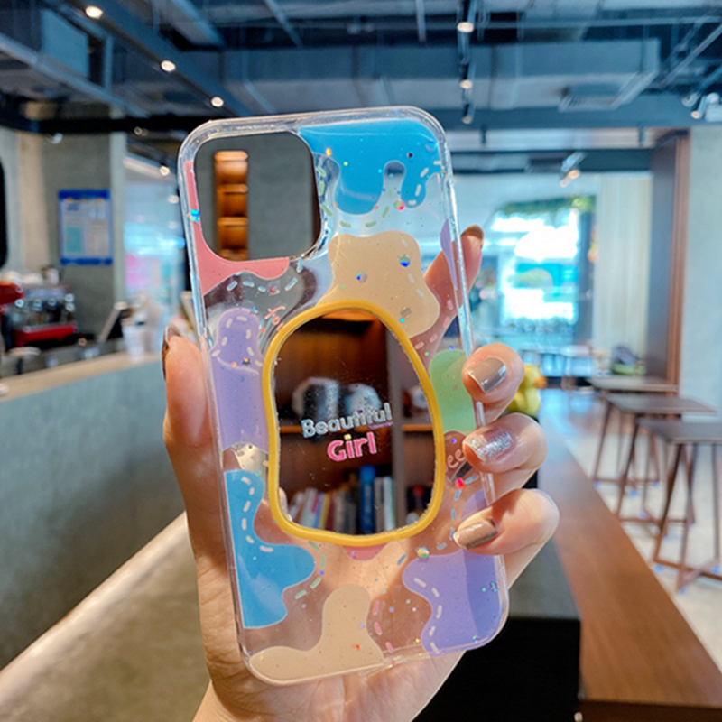 Ốp Lưng Tráng Gương Họa Tiết Hình Học Cho Iphone 12 12promax 11 11pro Max X Xr Xs Max Xr 8 7 Plus 6 6s Plus | BigBuy360 - bigbuy360.vn