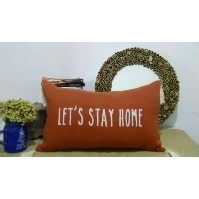 Let 's Stay Home Sofa Cushions "Size 30x50