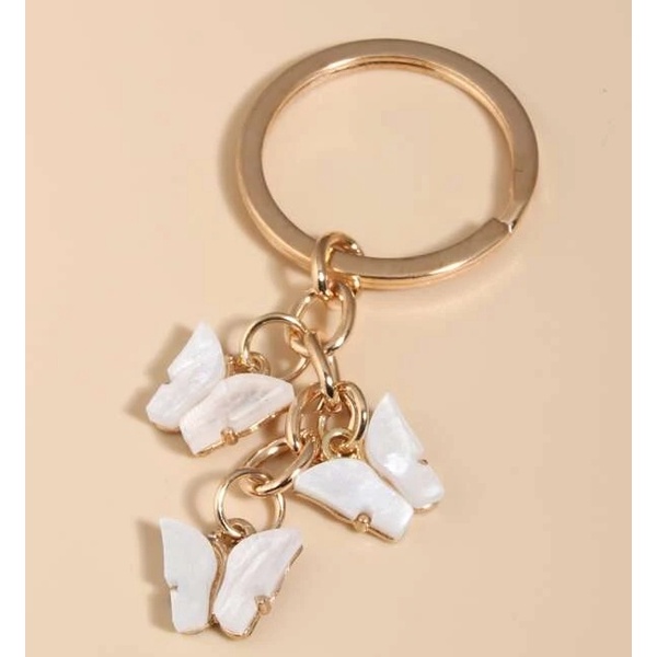 Bướm Charm Keychain Phụ kiện được cá nhân hóa