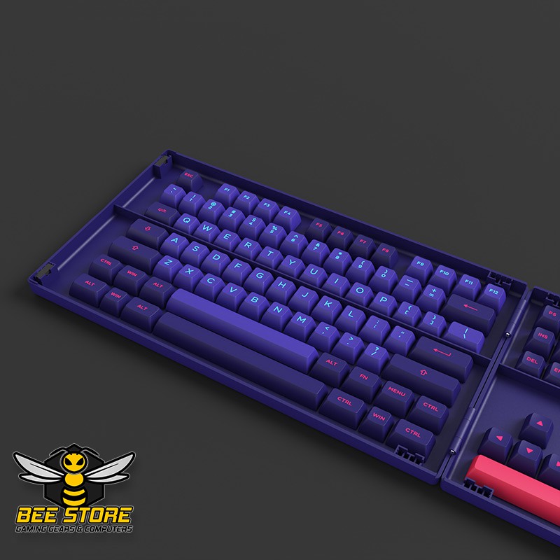 [Mã SKAMSALE03 giảm 10% đơn 200k] Bộ Keycap AKKO Neon (PBT Double-Shot, ASA profile, 158 nút)