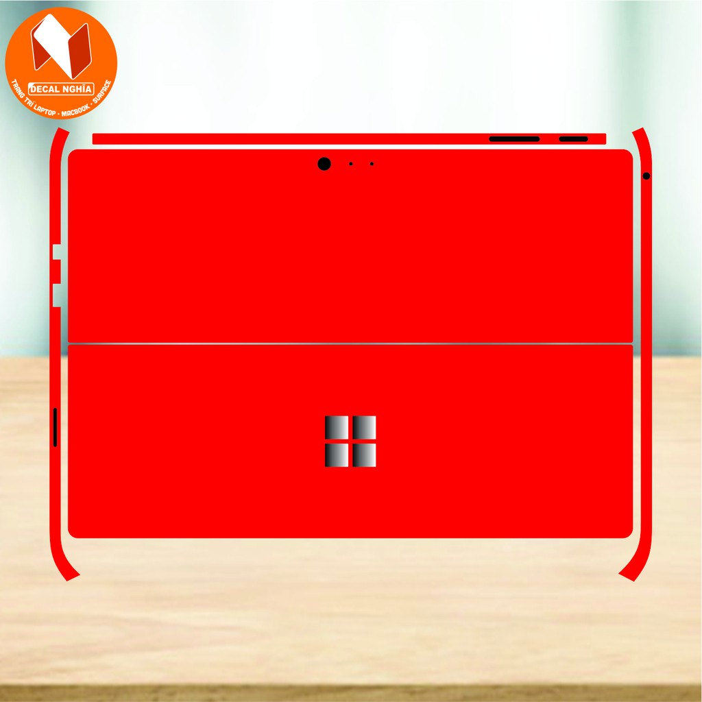 Decal nhôm dán Surface Pro 3, 4, 5, 6, 7, 7+, 8, X