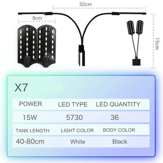 Đèn Led Kẹp Đôi X7 15W Ánh Sáng Trắng