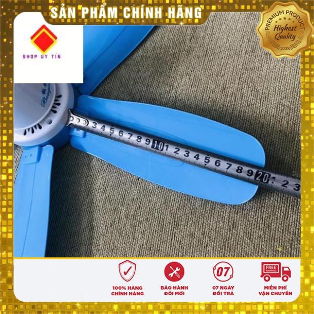 Quạt trần mini quạt treo màn cực mát tiết kiệm điện màu xanh