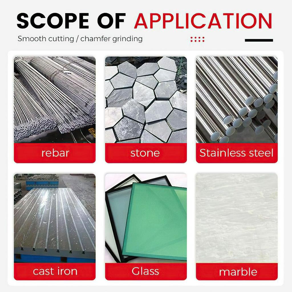 Đĩa Cưa Kim Cương Bằng Thép Không Gỉ 100mm Dành Cho Máy Mài Góc