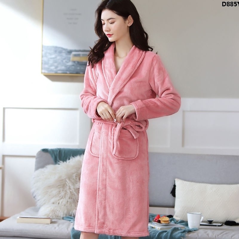 Áo choàng tắm vải bông dày thời trang thu đông cho các cặp đôi | BigBuy360 - bigbuy360.vn