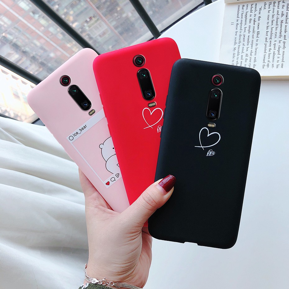 Ốp điện thoại silicone TPU mềm in hình đáng yêu cho Xiaomi Mi 9t / Mi9T Pro / Redmi K20 / Redmik20 Pro