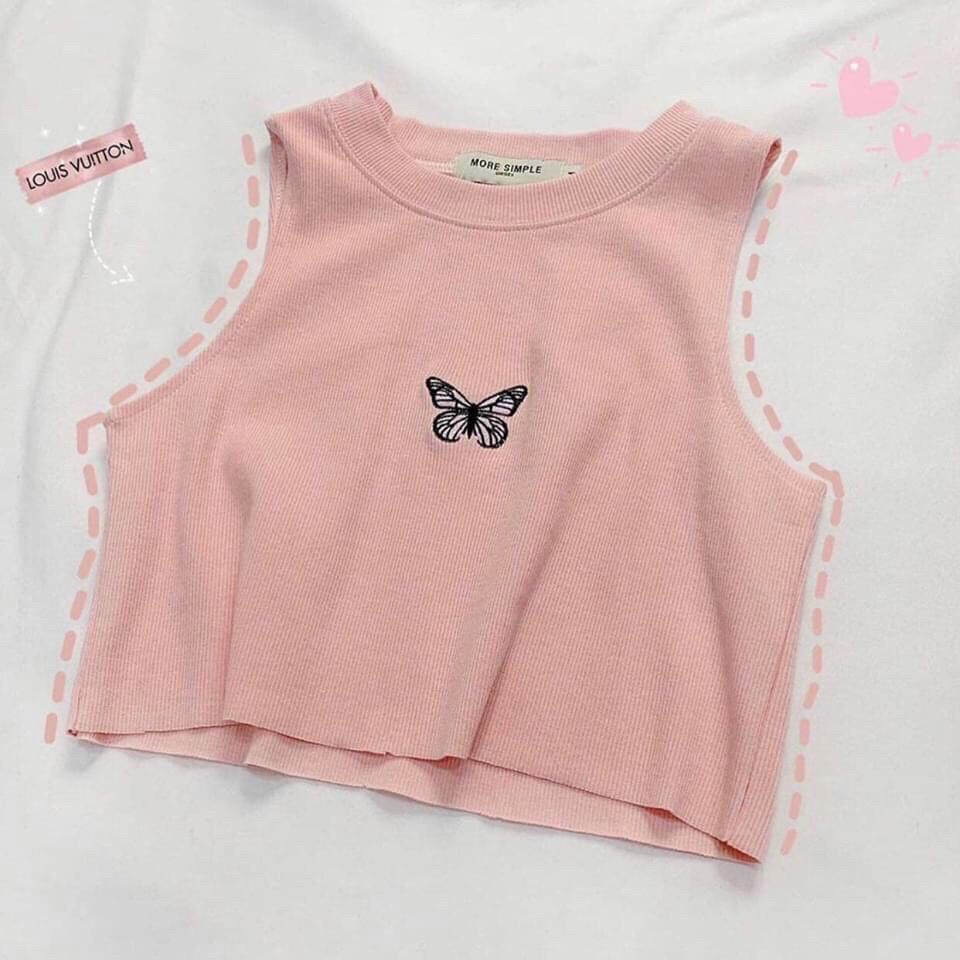 Áo CRT BA LỖ THÊU B' THUN GÂN