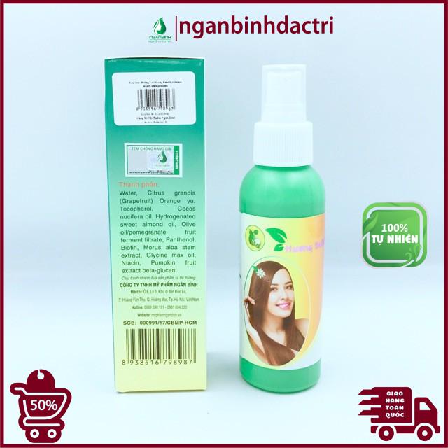 Tinh Dầu Xịt Dưỡng Tóc Hương Hoa Bưởi Ngân Bình mới chính hãng mới