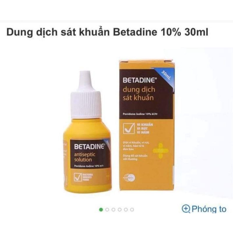 DUNG DỊCH SÁT KHUẨN BETADINE 10%