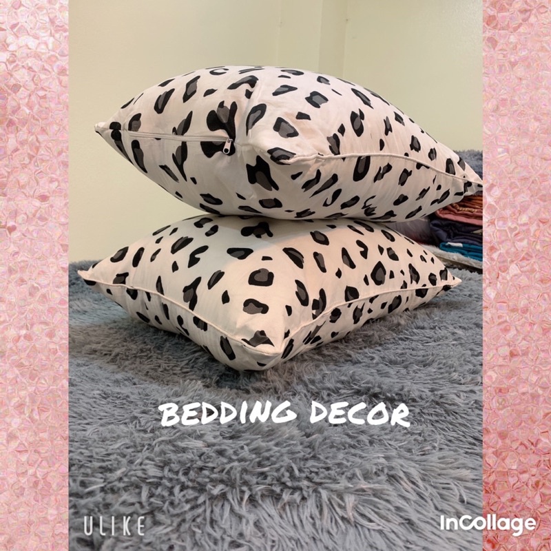 Ruột gối nằm bông sơ tinh khiết kích thước 40-65cm vỏ hoạ tiết da báo