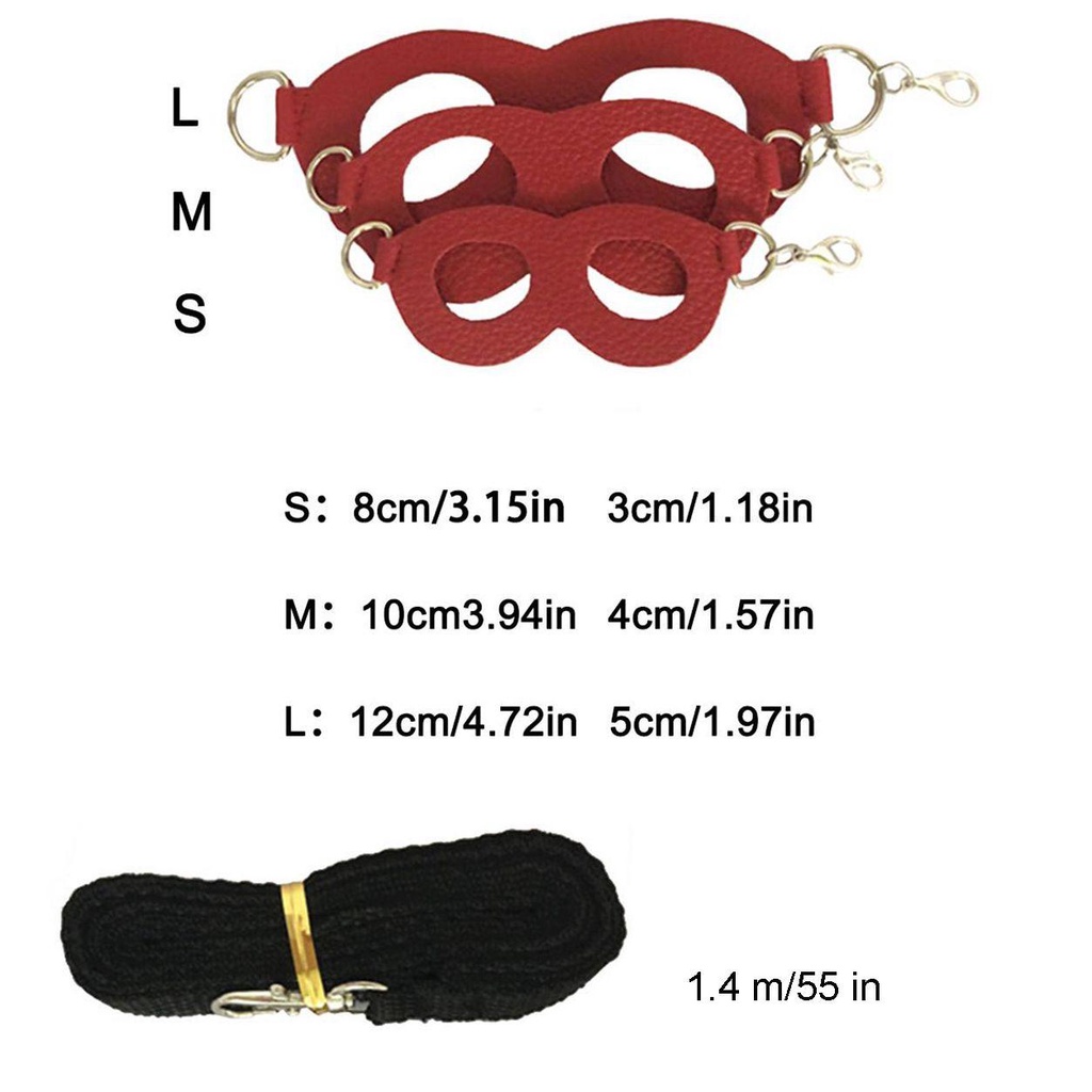 Dây Dắt Thú Cưng Đi Dạo 3 Kích Cỡ Tùy Chỉnh Chống Thắt Nút Tiện Dụng