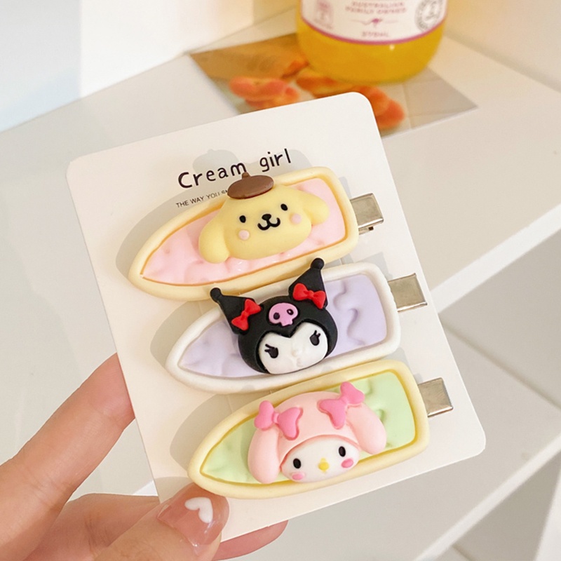 Kẹp Tóc Mỏ Vịt Họa Tiết Hoạt Hình Thời Trang Mùa Hè Cho Nữ