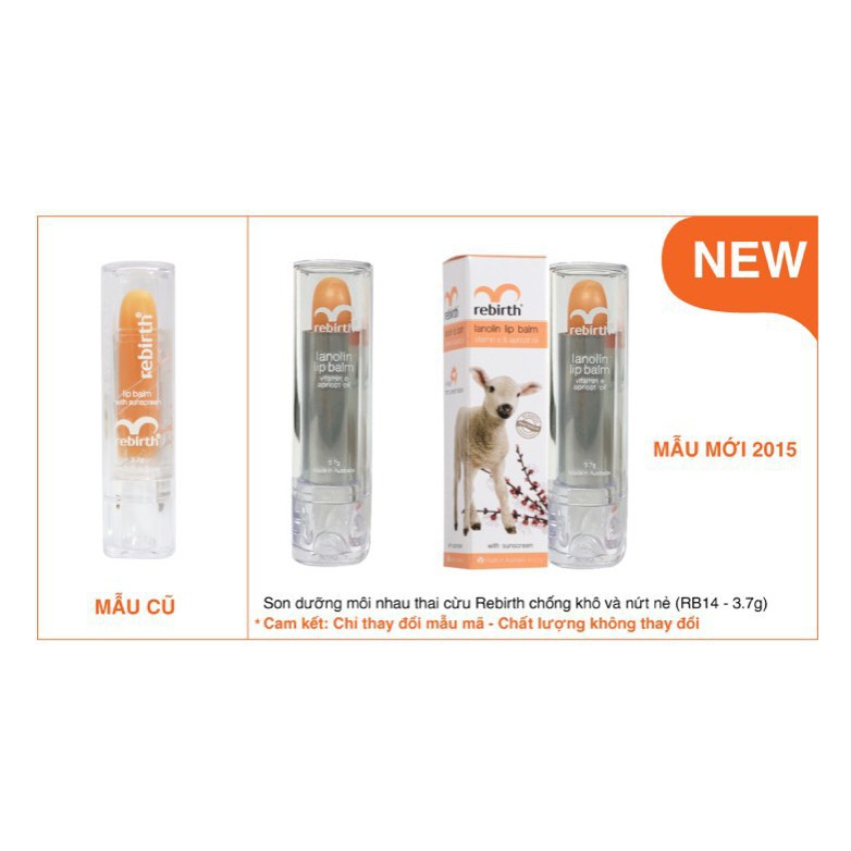 Son dưỡng môi nhau thai cừu chống khô và nứt nẻ - 3,7g - Úc | BigBuy360 - bigbuy360.vn