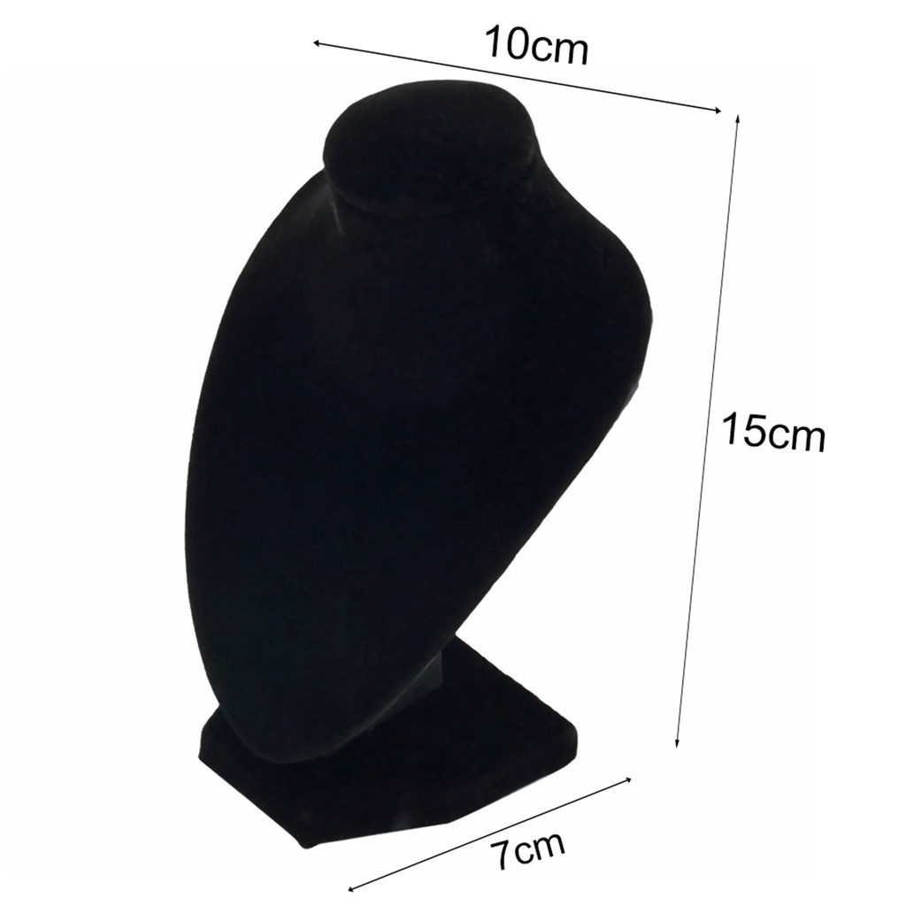 Yuerwuy Ma Nơ Canh Màu Đen Trưng Bày Trang Sức Vòng Cổ Trang Sức