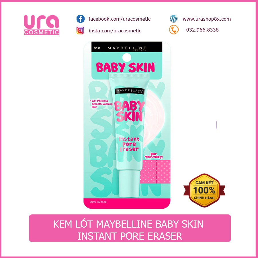 Kem lót Maybelline Baby Skin Instant Pore Eraser | BigBuy360 - bigbuy360.vn