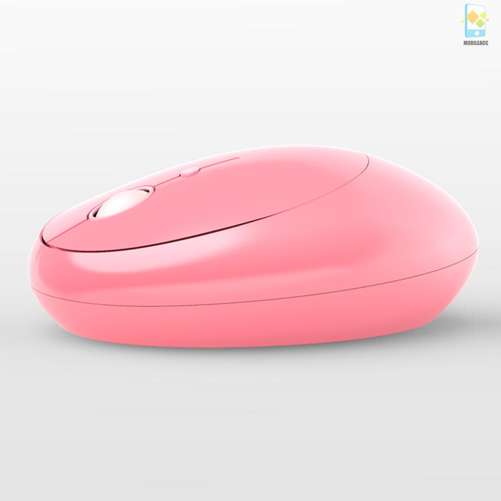 Hot Sale Mofii SM390 2.4GHz Wireless Mouse Portable Ergonomic Mouse with 3 Adjustable DPI Plug and Play for PC Laptop Pink