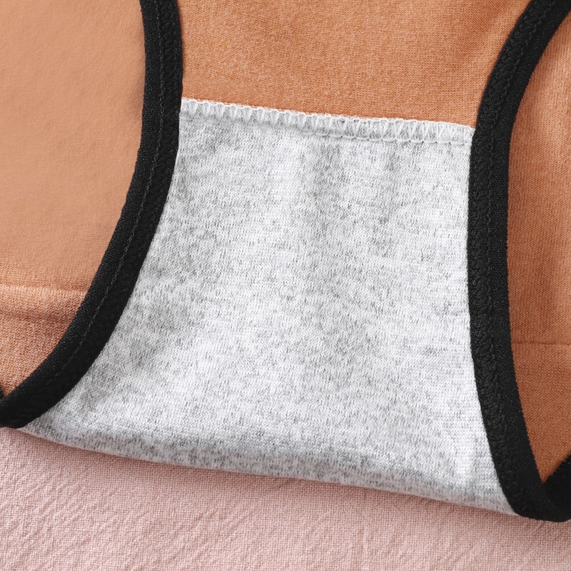 [75kg - 35kg, XL L M] COD ☑️ Thắt Lưng Giữa Cộng Với Kích Thước B03# Quần Lót Không Đường May Lưng Vừa Siêu Co Giãn Thoáng Khí Cho Nữ