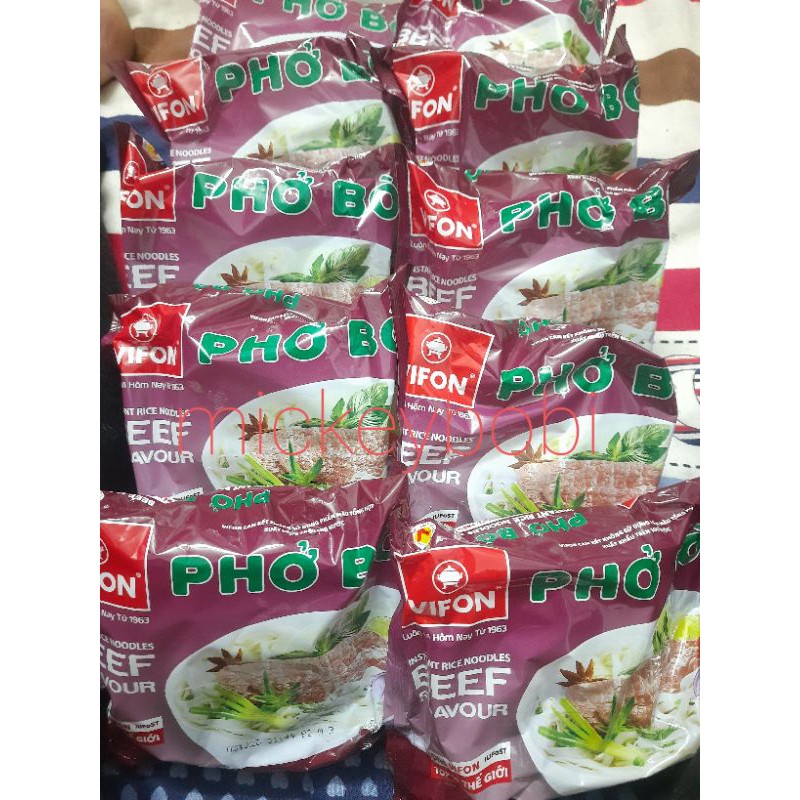 10 gói Phở bò Vifon 65gr