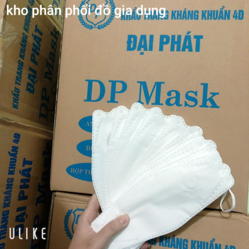 [Mã LIFEXANH03 giảm 10% đơn 500K] Khẩu trang y tế, khẩu trang 4d KF 94 DP Mask Đại Phát Thùng 30 Túi 300 Cái.