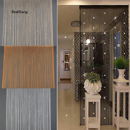 Rèm cửa dạng dây đính đá thời trang sang trọng