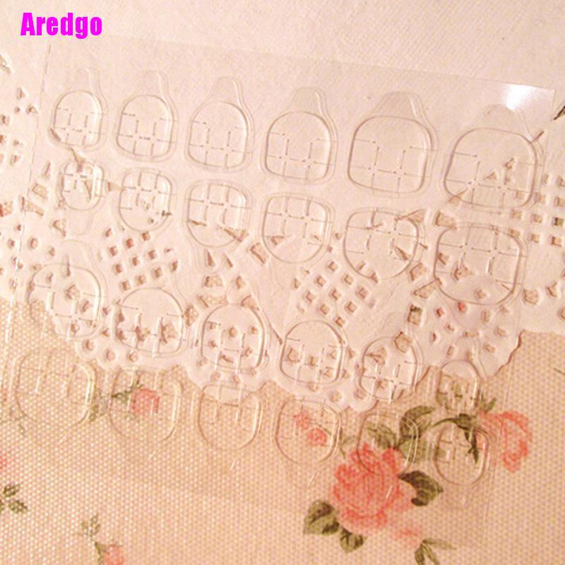 [Hàng mới về] Bộ 24 miếng keo dán móng tay giả hai mặt siêu mỏng chắc chắn