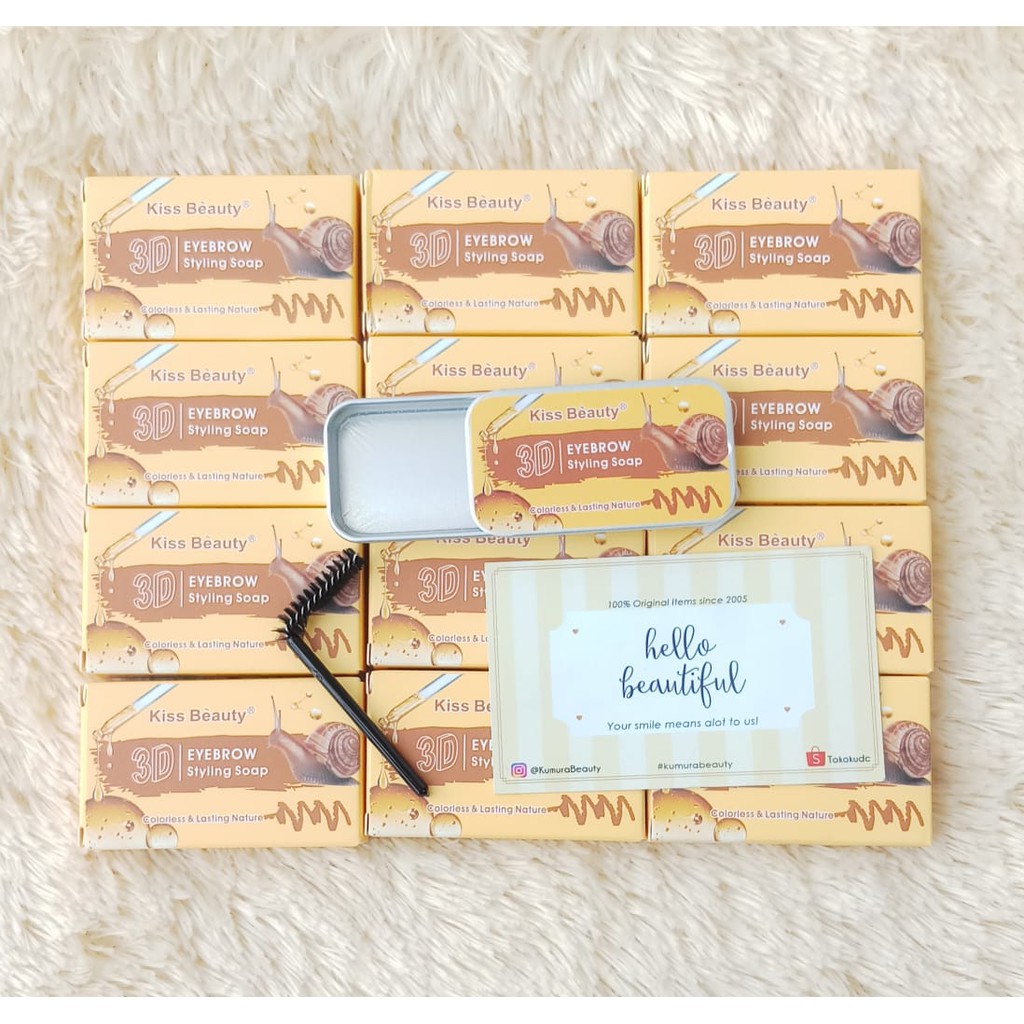 (hàng Mới Về) Xà Phòng Tạo Kiểu Lông Mày Kiss Beauty 10gr | BigBuy360 - bigbuy360.vn