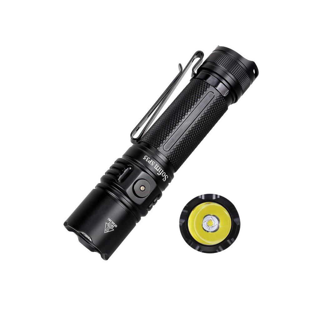 Đèn pin siêu sáng SOFIRN SP35 độ sáng 2000lm LED Luminus SST40 pin 21700 sạc Type-C