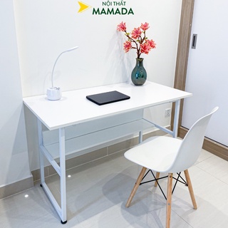 Bàn làm việc học tập kèm giá sách thông minh chân chữ U MAMADA LV10