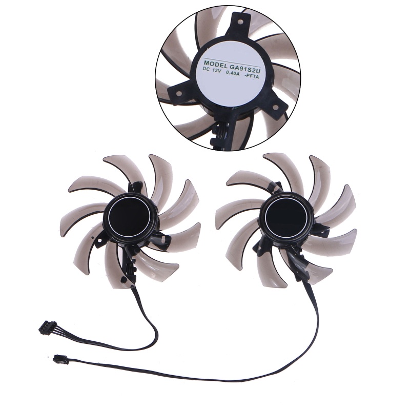 Quạt Tản Nhiệt Đồ Họa 85mm GA91S2U 4Pin GTX 1660 1660Ti RTX2060 Cho PNY Palit