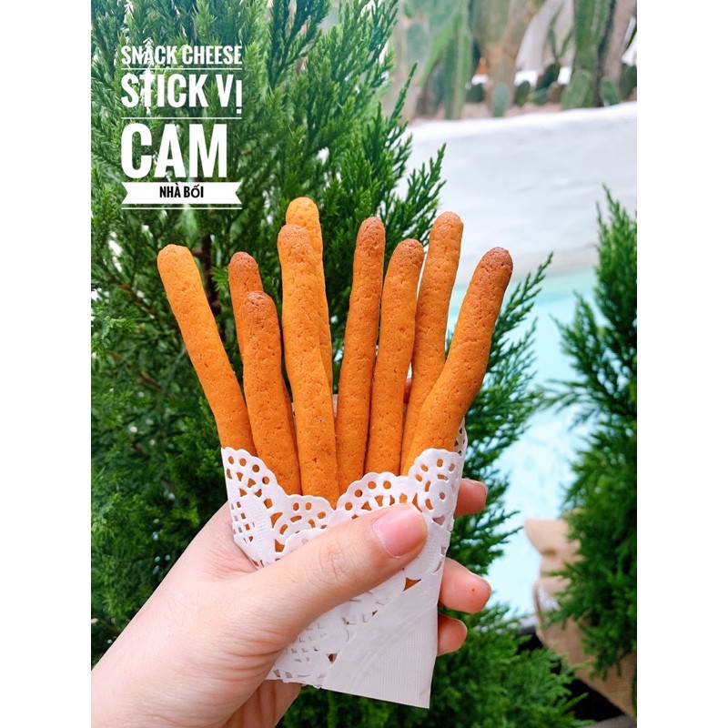 snack phô mai ( cheese stick ) bánh ăn dặm 200g cho bé trên 1 tuổi