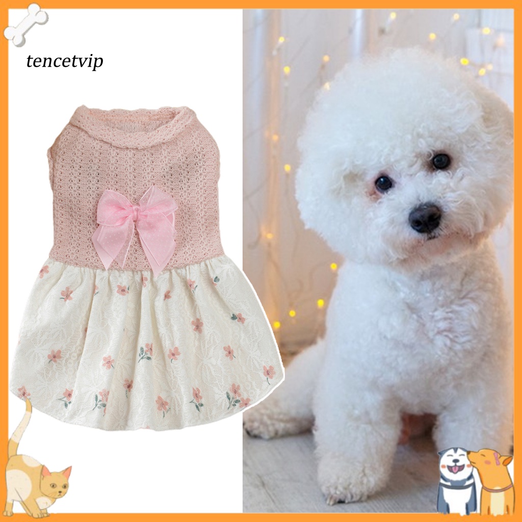 Tencetvip Áo Sweater Ngọt Ngào Co Giãn Tốt Cho Thú Cưng