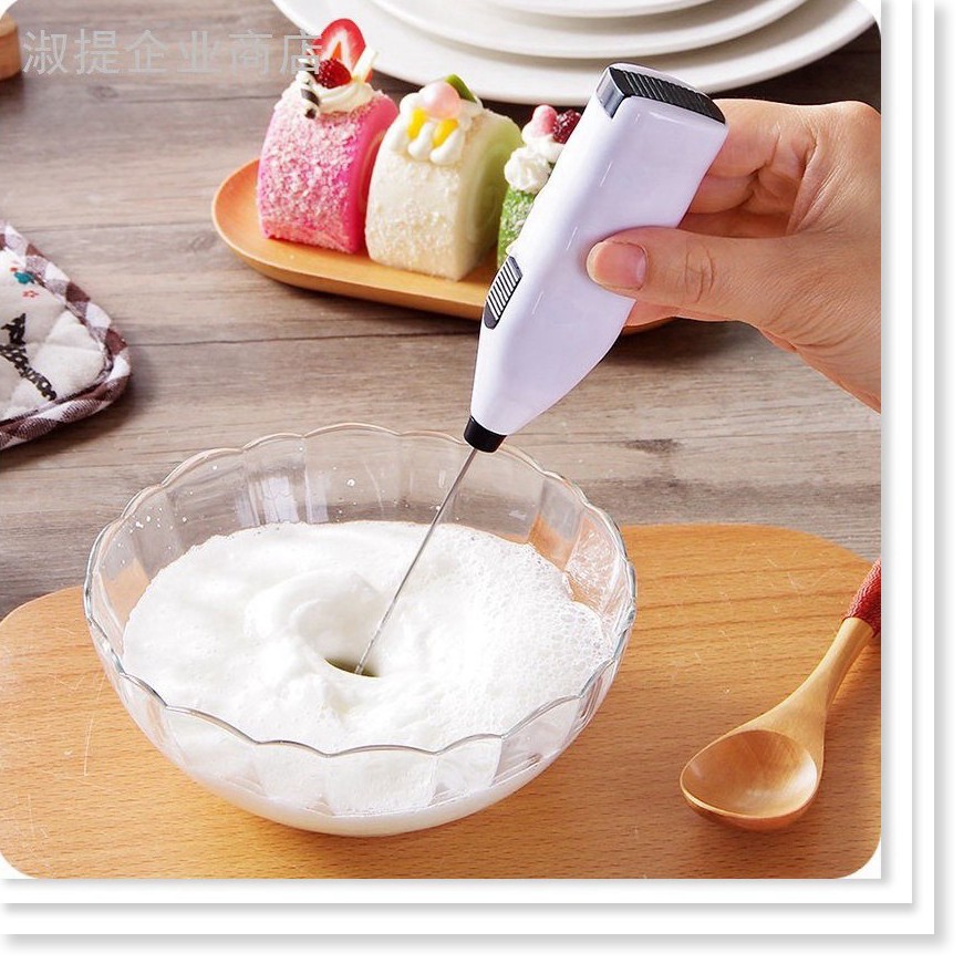 Máy Đánh Trứng Tạo Bọt Cafe Cầm Tay Chạy Pin Tiểu AA
