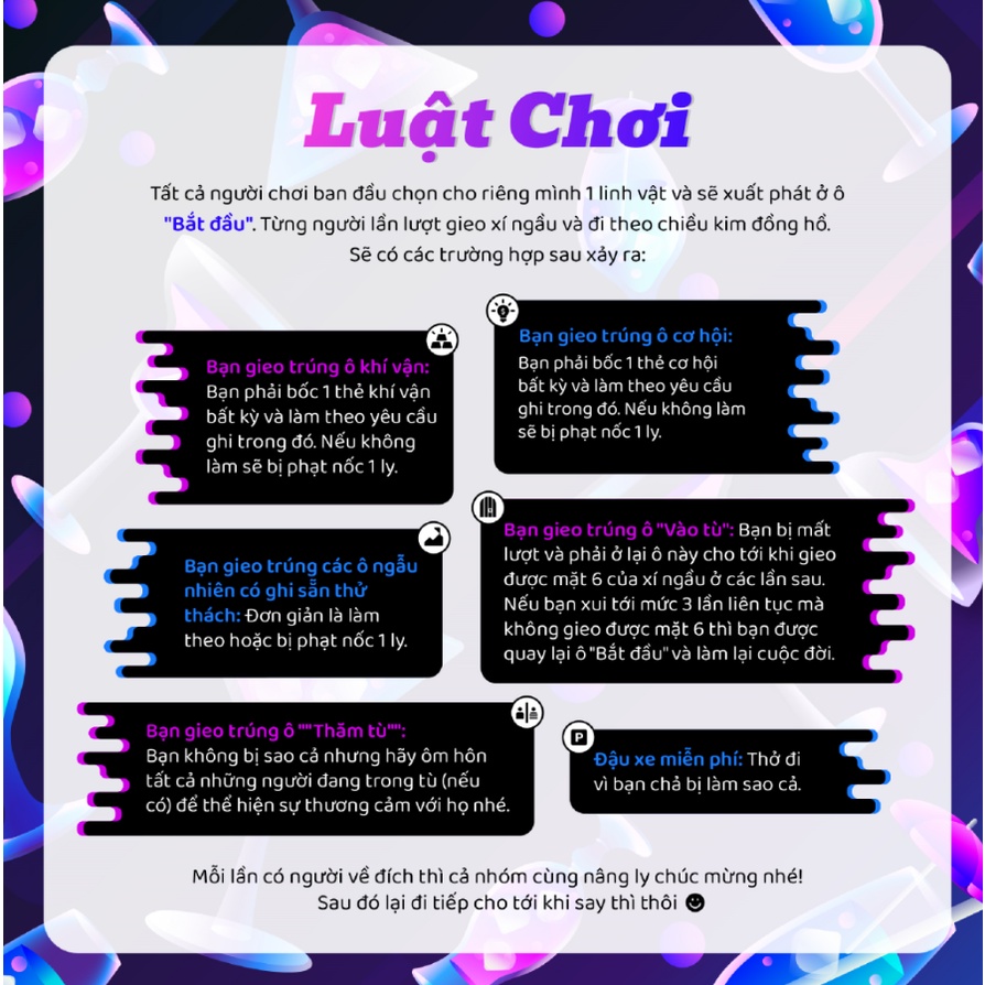 Drinking game "CỜ NỐC" - phiên bản boardgame HUỆ đặc biệt gắn kết tình bạn bùng nổ cuộc vui ăn nhậu uống rượu bia |KOSAY