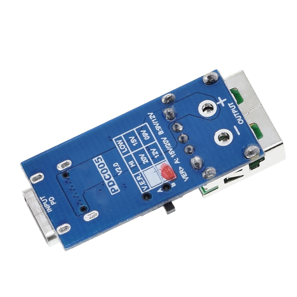 Type-C USB-C PD2.0 PD3.0 to DC Spoof Scam Fast Charge Trigger Polling Detector USB-PD Notebook Power Supply Change Board Module