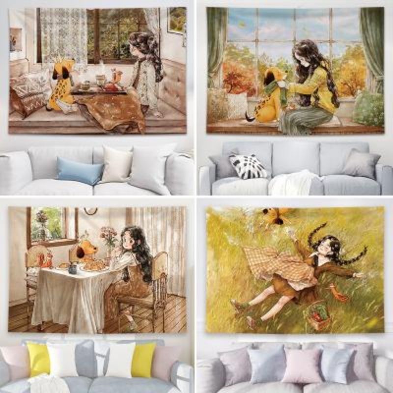 Tranh vải treo tường trang trí nội thất 200*150cm