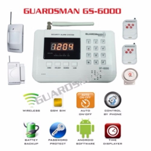 Thiết Bị Báo Động Chống Trộm dùng SIM Thế Hệ Mới Guardsman GSM-6000