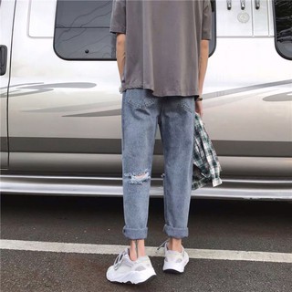 Quần baggy jean rách