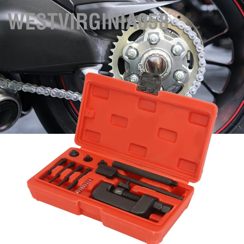 Westvirginia058 Bộ ngắt xích chia bộ liên kết đinh tán công cụ sửa chữa cho xe đạp máy