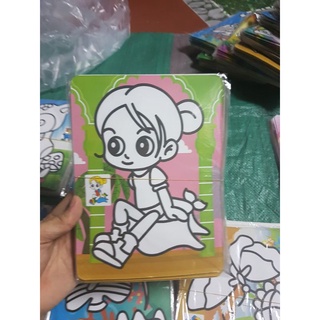 100 tranh cát a5 (21,5x15,5cm kèm cát từng tranh)