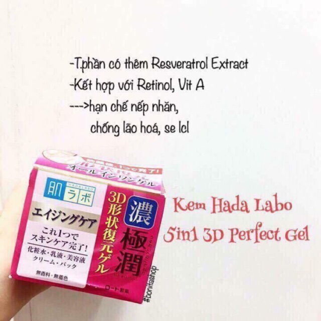 KEM dưỡng da Hadalabo 5 in 1