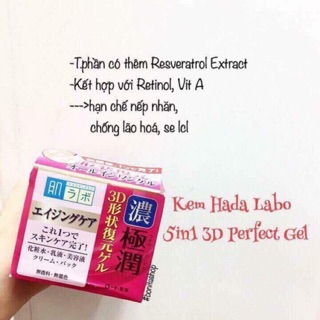 Kem dưỡng da hadalabo 5 in 1