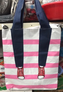 Túi tote giày đỏ vải bố (ảnh thật tại Shop)