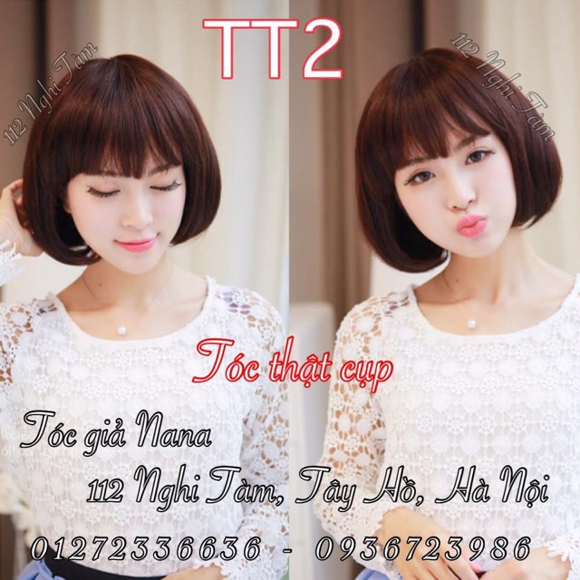 Tóc bộ được làm từ sợi tóc thật 100%