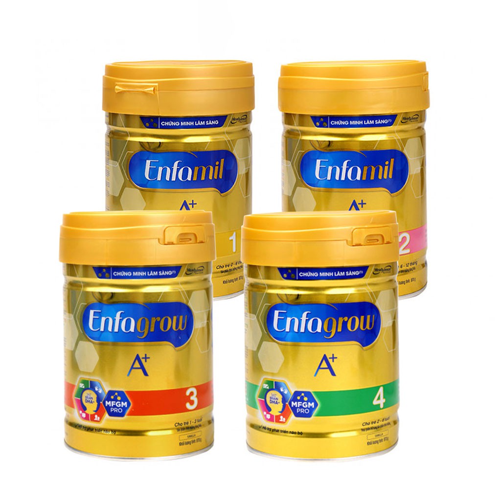 Sữa Bột Mead Johnson Enfagrow A+ Brain DHA+ và MFGM Pro Hộp 830g Số 3/4