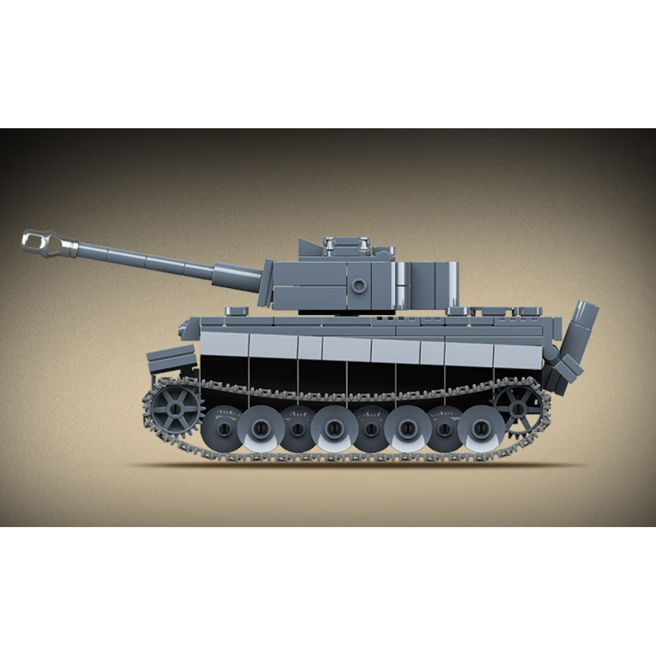Bộ 503 Mô Hình Xe Tăng MOC WW2 Tiger I Sd.Kfz.181 Đồ Chơi Giáo Dục Cho Trẻ