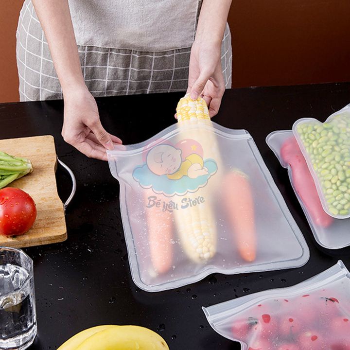 Túi zip - Túi chống thấm nước bảo quản thực phầm, giúp bảo quản thực phẩm trong tủ lạnh