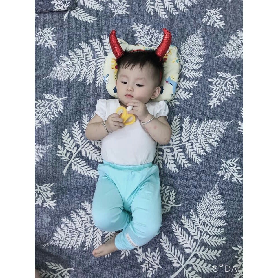 ✔️6-15kg✔️ Quần dài thu đông đáp đũng cho bé, chất thun lạnh peekaboo